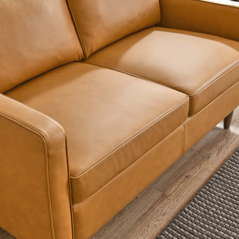 Impart Genuine Leather Loveseat by Modway