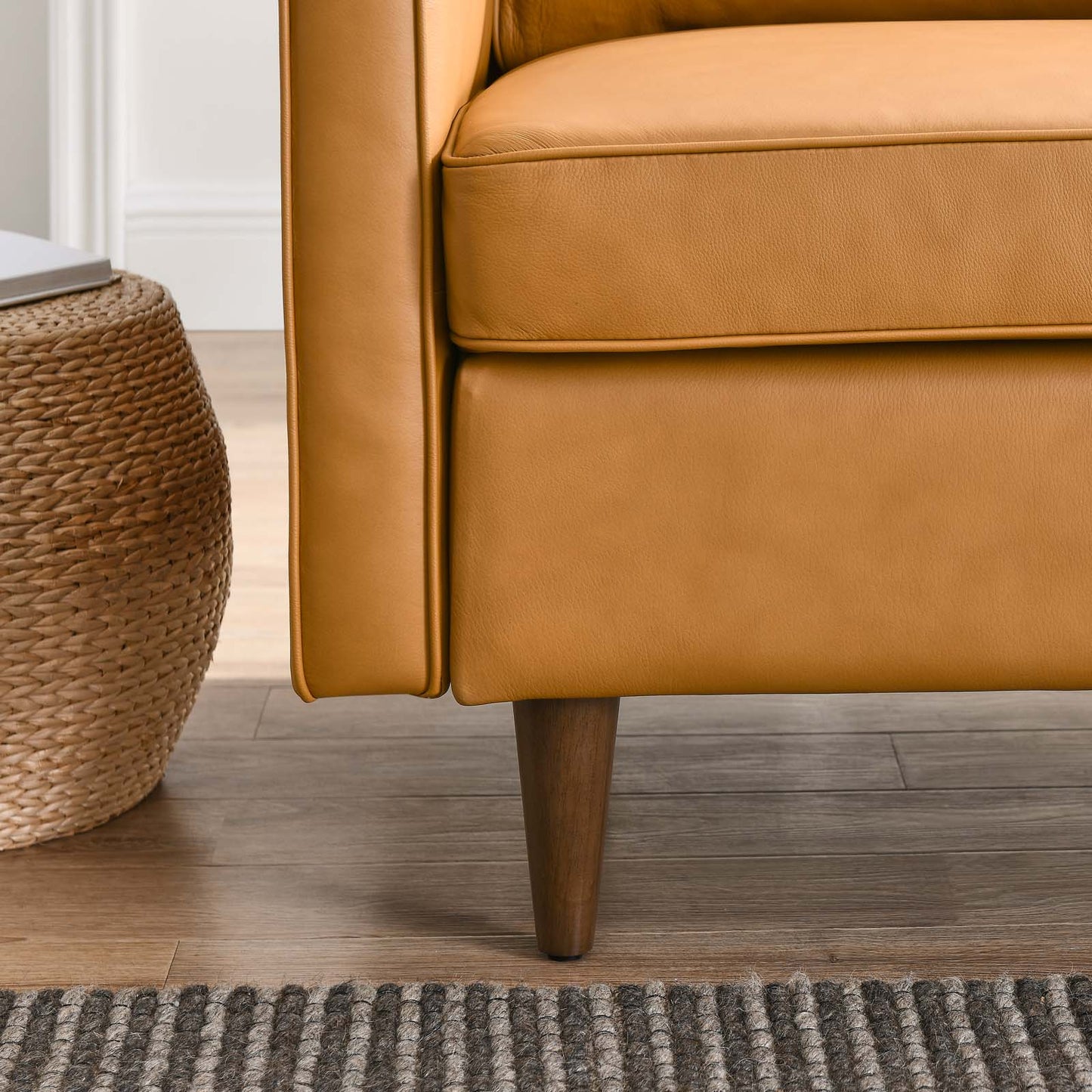 Impart Genuine Leather Armchair by Modway