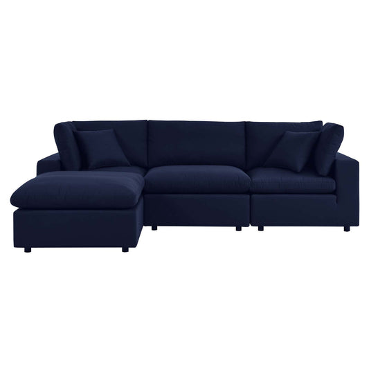 Commix 4-Piece Sunbrella Outdoor Patio Sectional Sofa by Modway