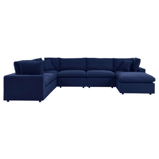 Commix 7-Piece Sunbrella Outdoor Patio Sectional Sofa by Modway