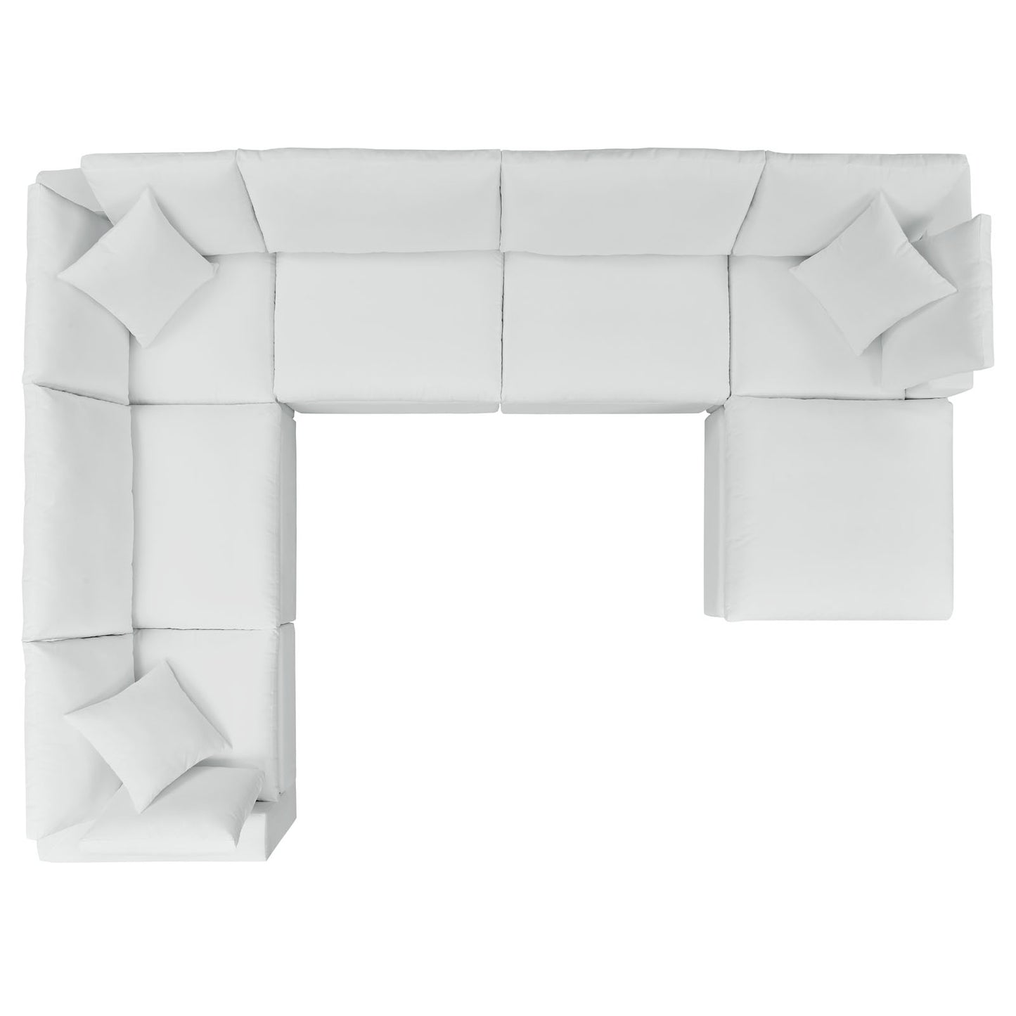 Commix 7-Piece Sunbrella Outdoor Patio Sectional Sofa by Modway