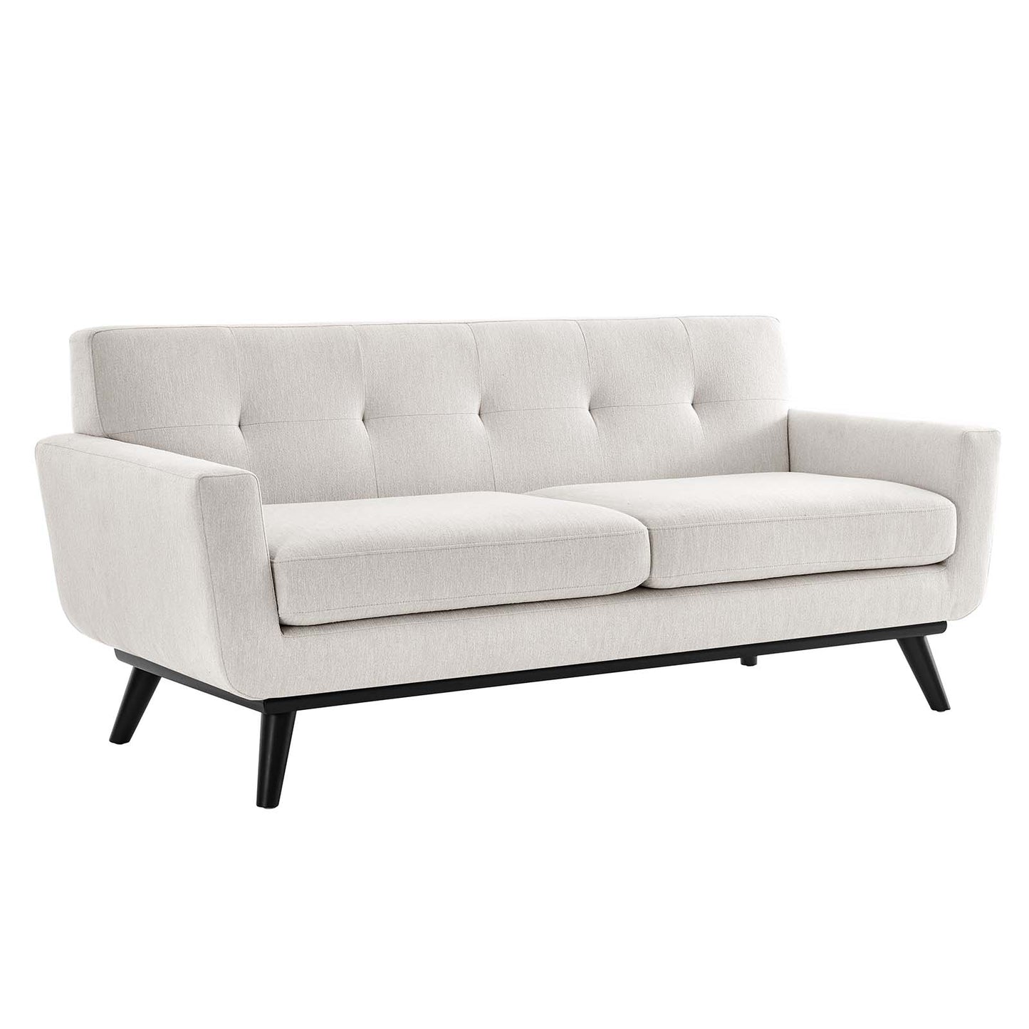 Engage Herringbone Fabric Loveseat by Modway