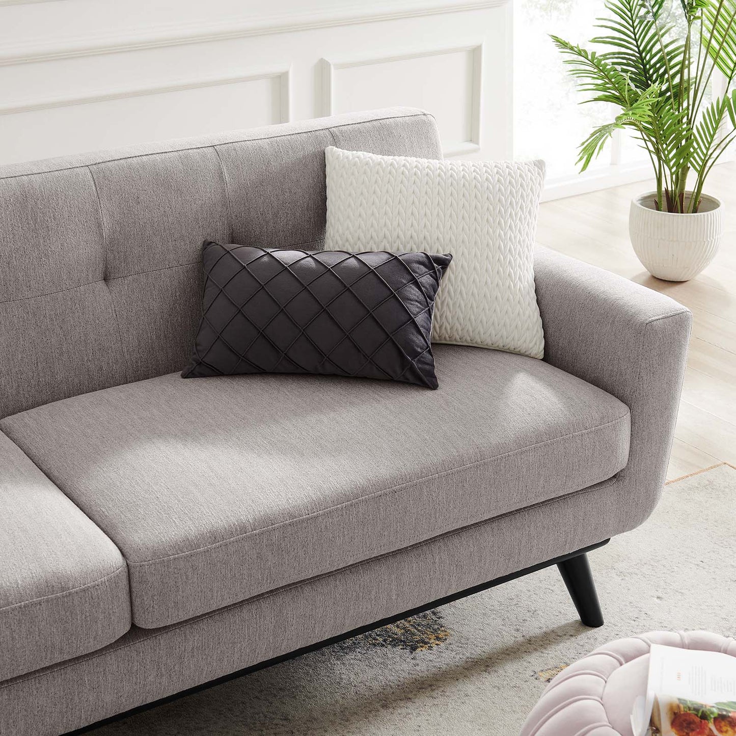 Engage Herringbone Fabric Sofa by Modway