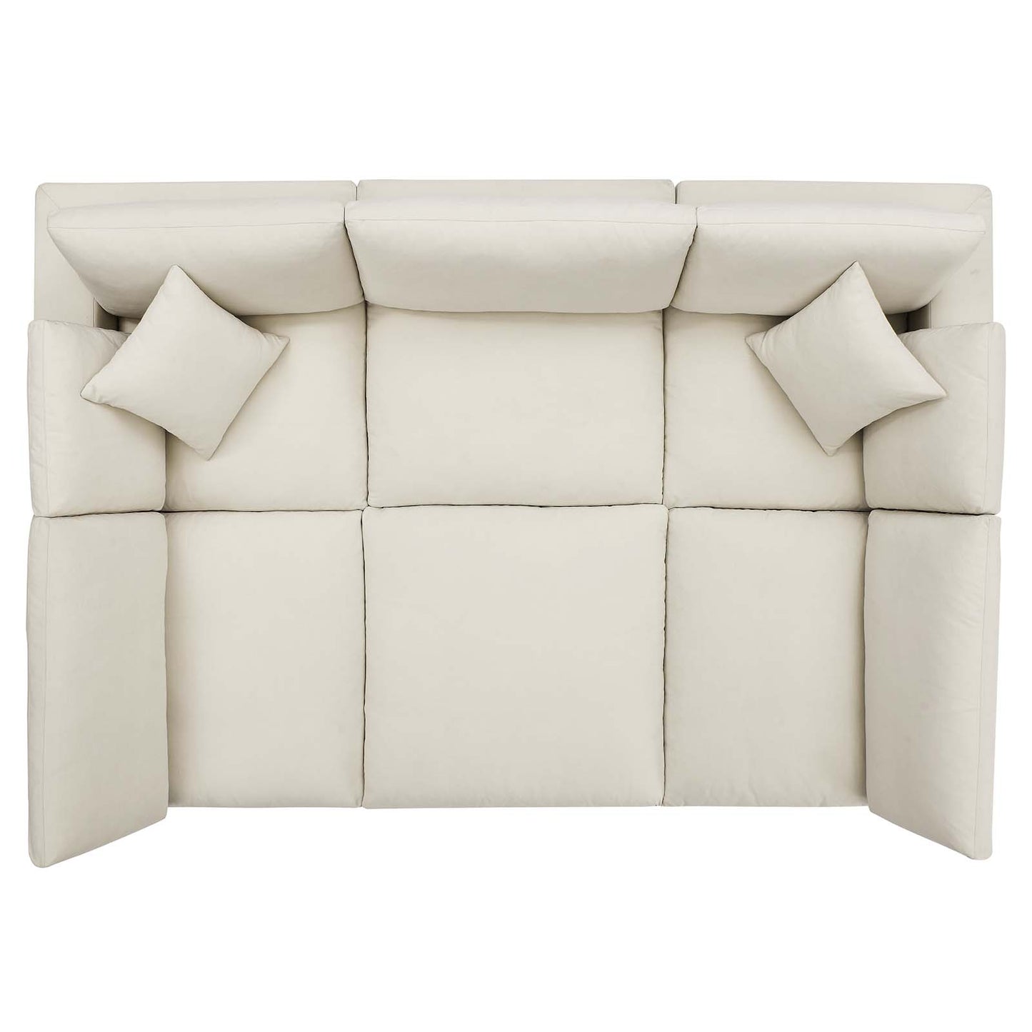 Commix Down Filled Overstuffed 6-Piece Sectional Sofa | Polyester by Modway