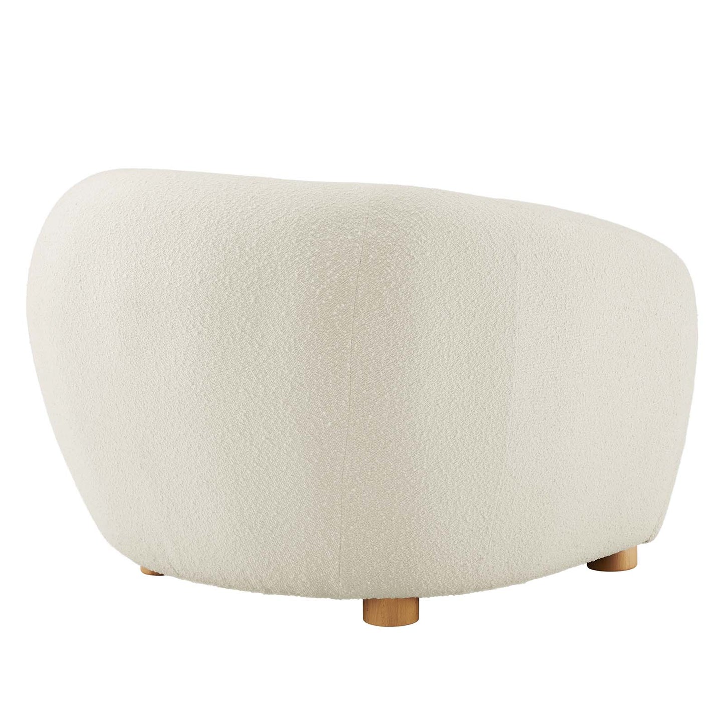 Abundant Boucle Upholstered Fabric Armchair by Modway
