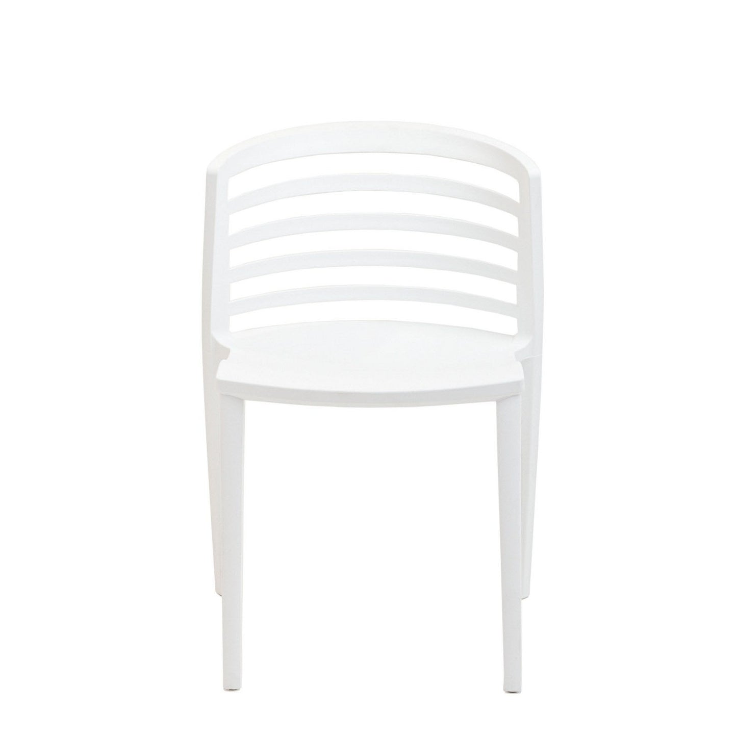 Curvy Dining Chairs (Set of 2) White by Modway