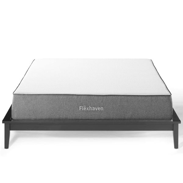 Flexhaven 10" Full Memory Mattress in White by Modway
