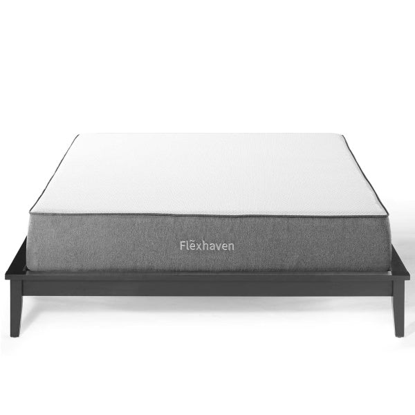 Flexhaven 10" Queen Memory mattress in White by Modway