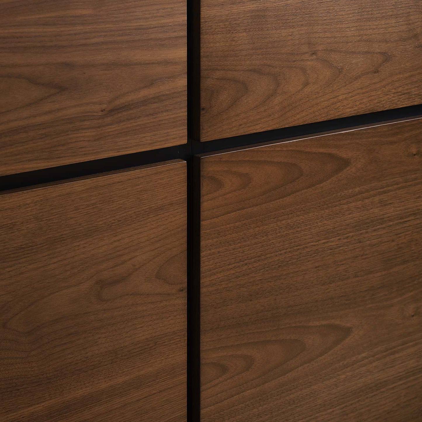 Caima Queen Platform Bed Walnut by Modway
