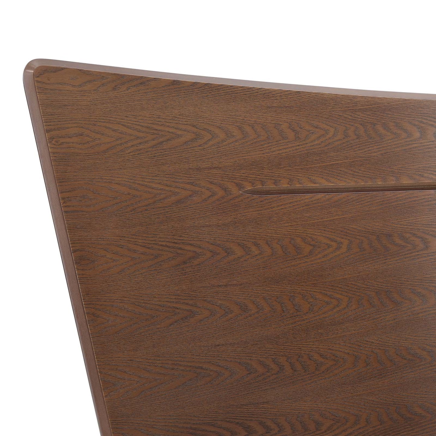 Astra King Wood Platform Bed Walnut by Modway
