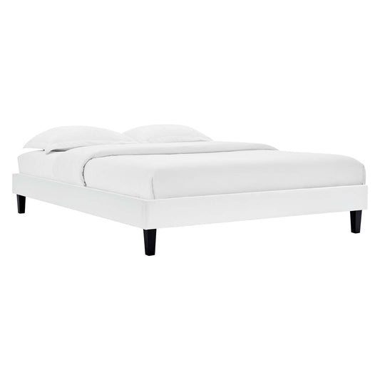 Reign King Performance Velvet Platform Bed Frame by Modway
