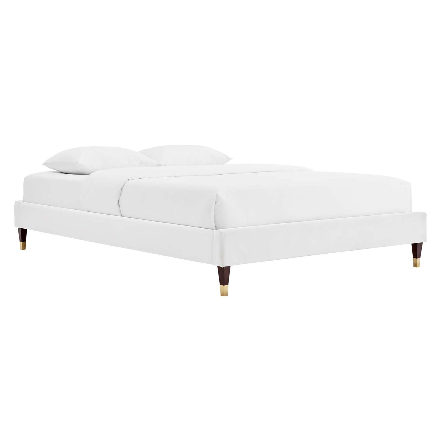 Harlow Twin Performance Velvet Platform Bed Frame by Modway