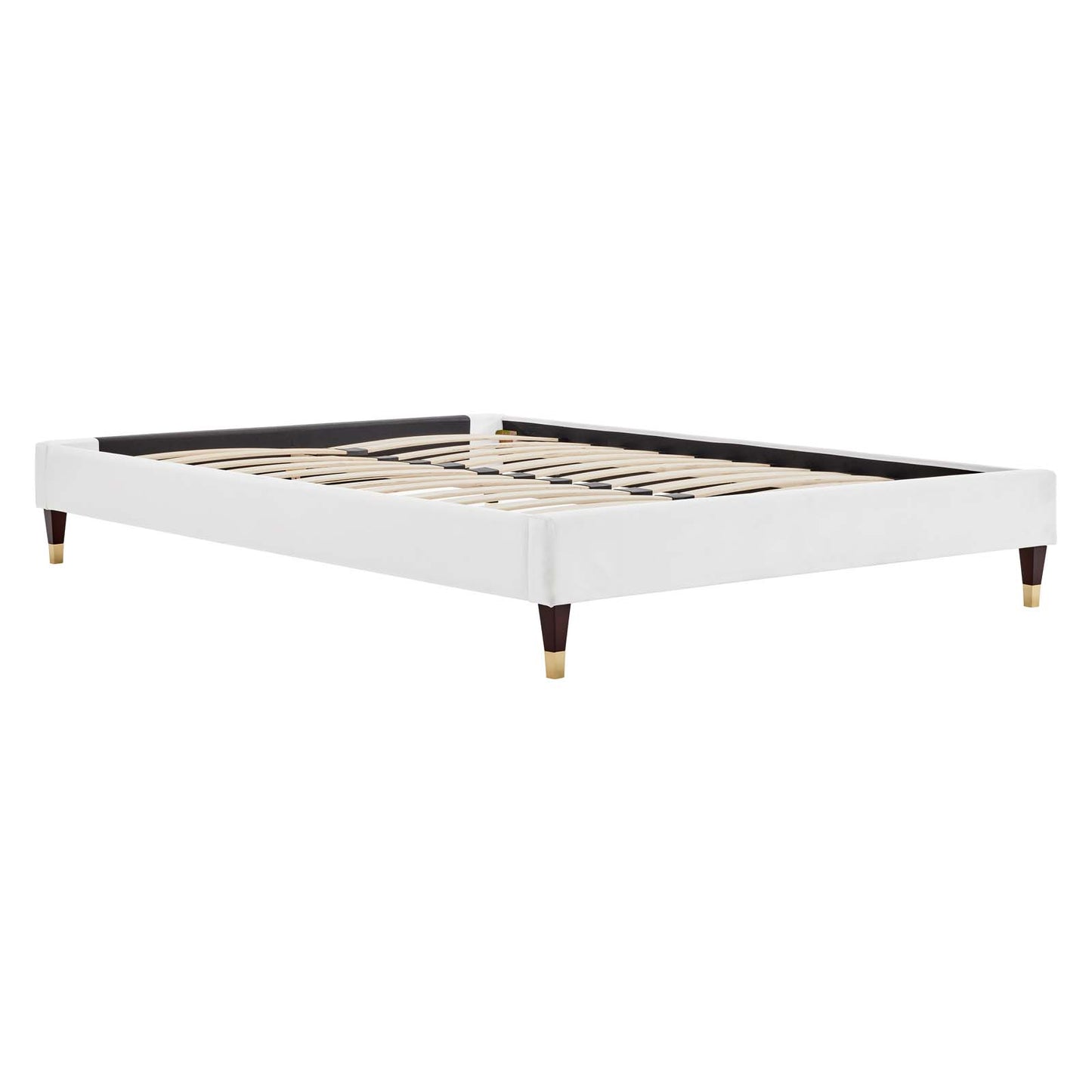 Harlow Twin Performance Velvet Platform Bed Frame by Modway