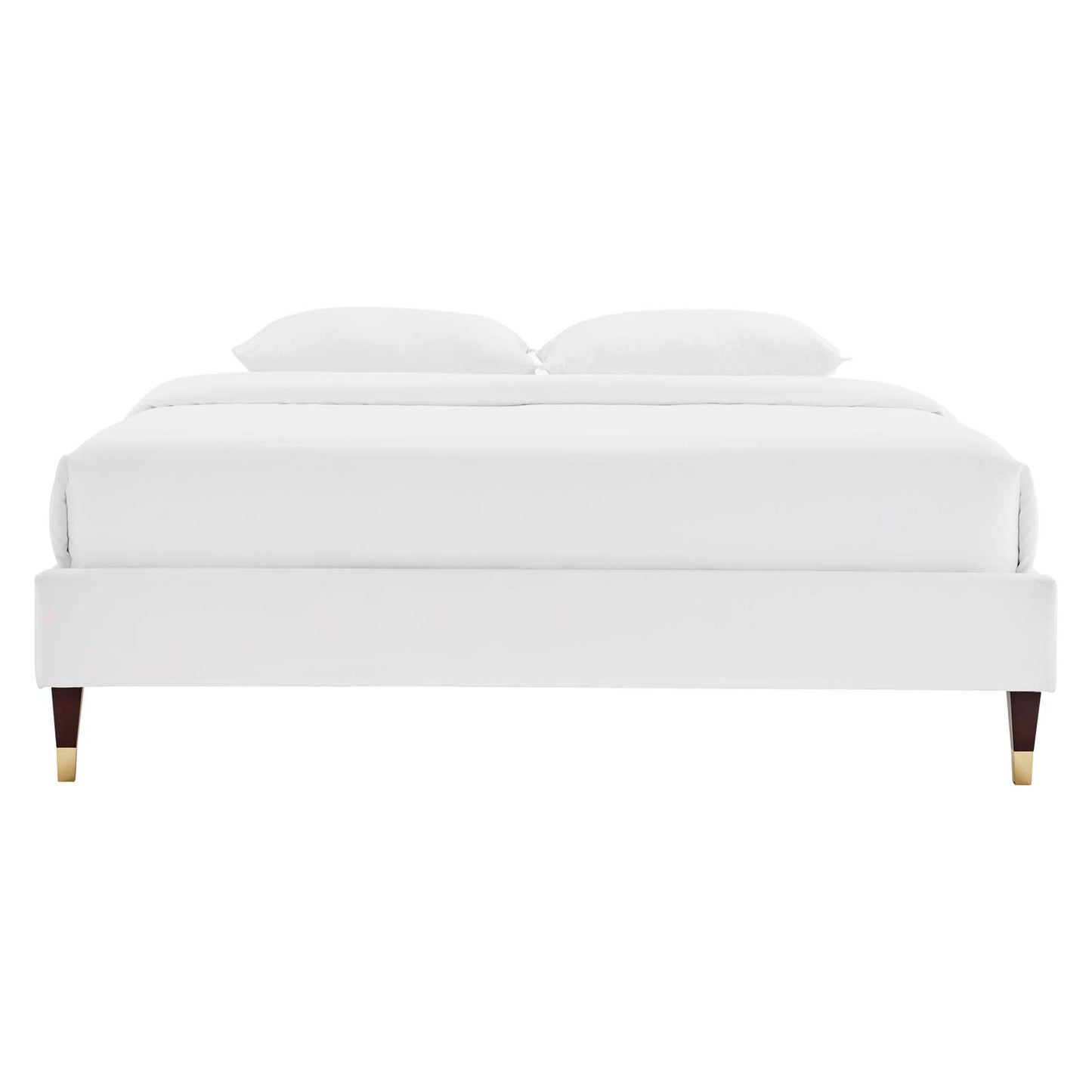 Harlow Queen Performance Velvet Platform Bed Frame by Modway