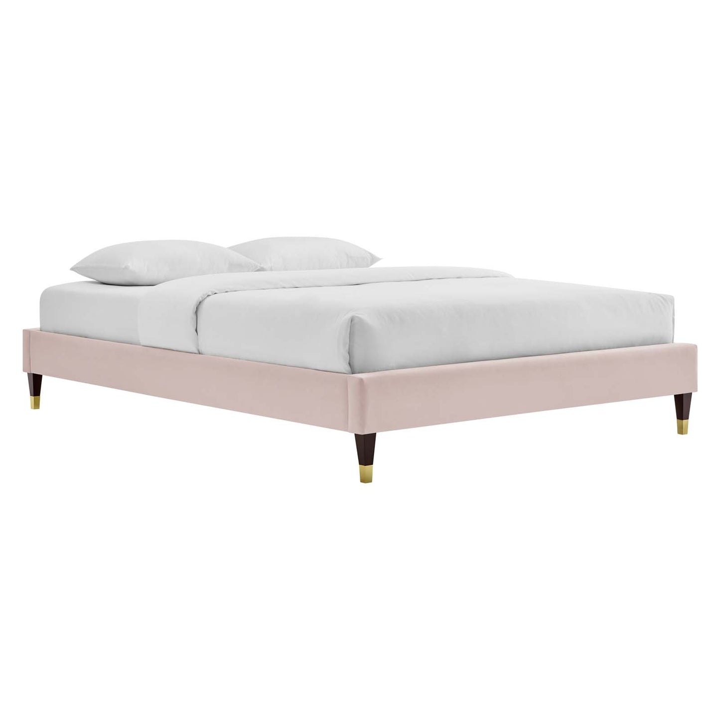 Harlow King Performance Velvet Platform Bed Frame by Modway