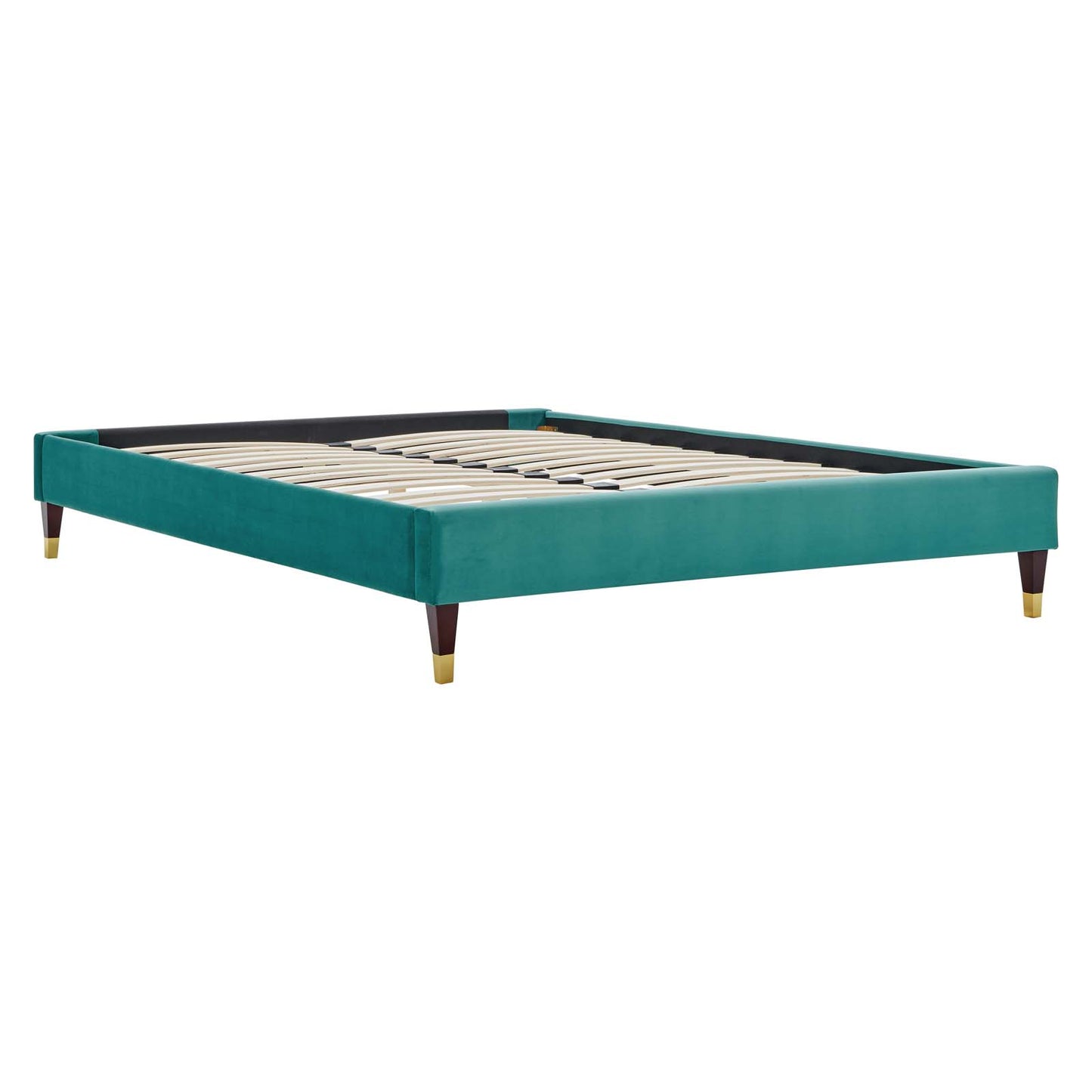 Harlow King Performance Velvet Platform Bed Frame by Modway