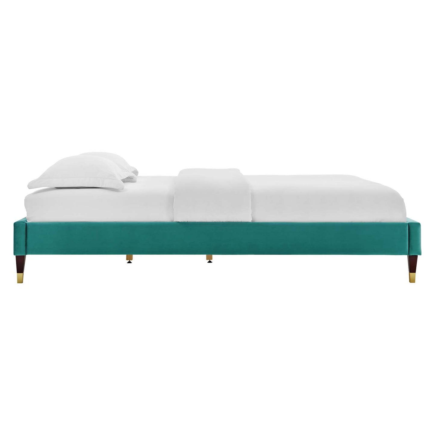 Harlow King Performance Velvet Platform Bed Frame by Modway