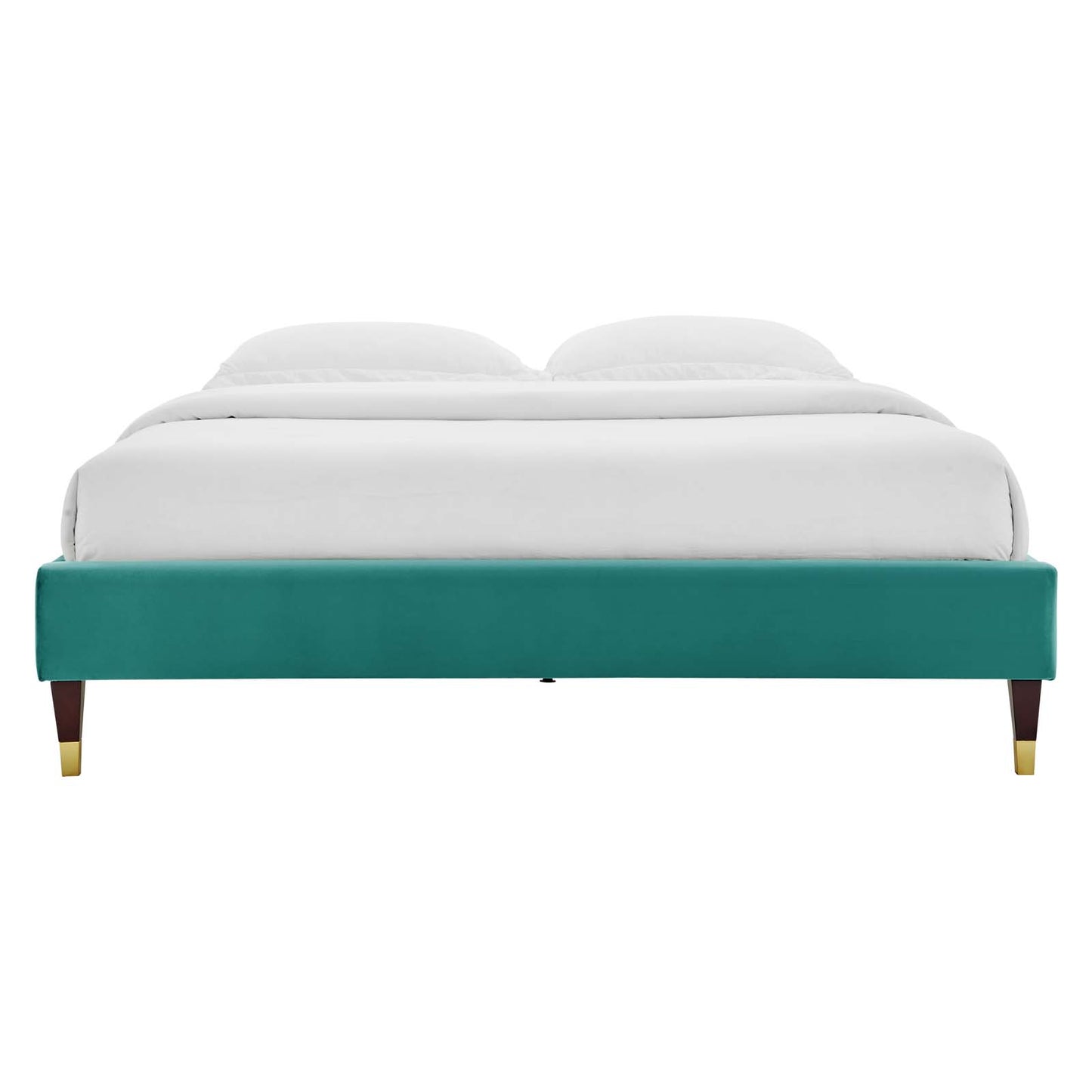 Harlow King Performance Velvet Platform Bed Frame by Modway