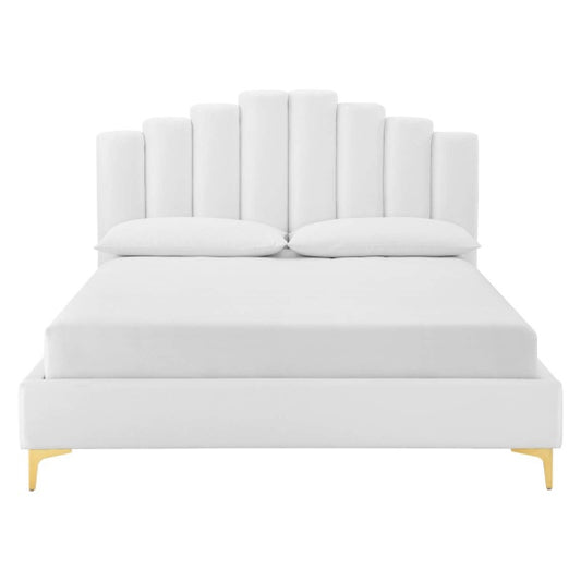 Olivia Queen Performance Velvet Platform Bed by Modway