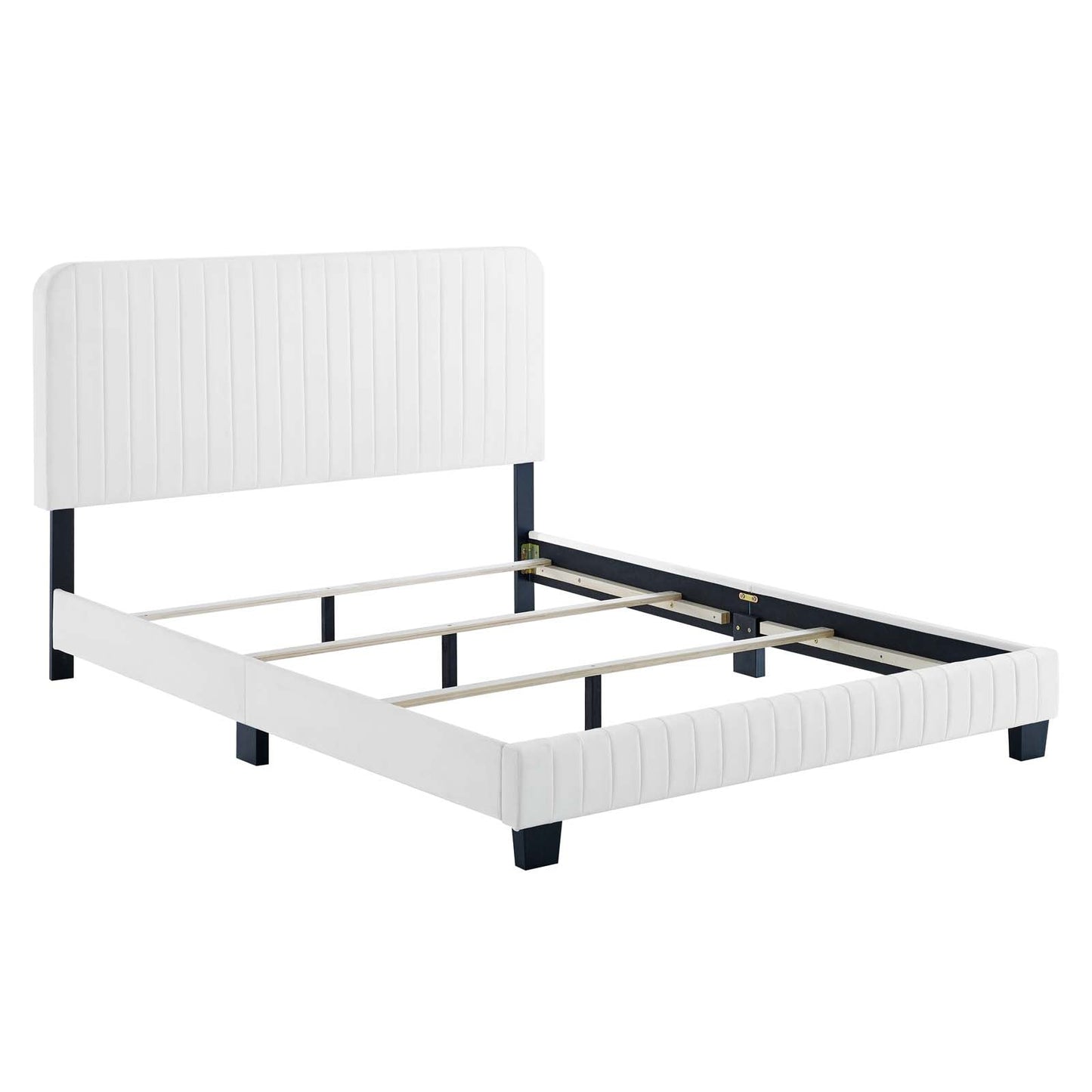 Celine Channel Tufted Performance Velvet King Bed by Modway