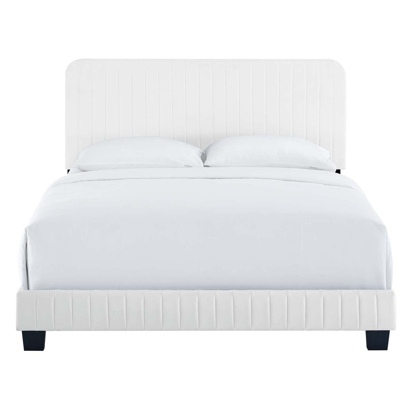 Celine Channel Tufted Performance Velvet King Bed by Modway