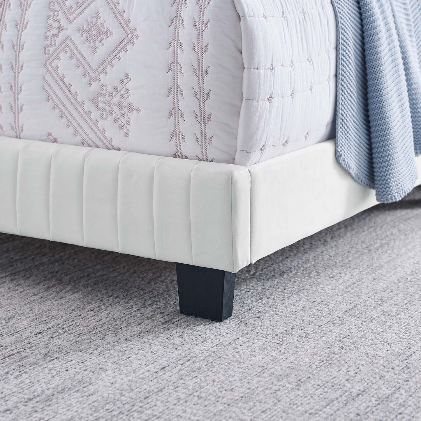Celine Channel Tufted Performance Velvet King Bed by Modway