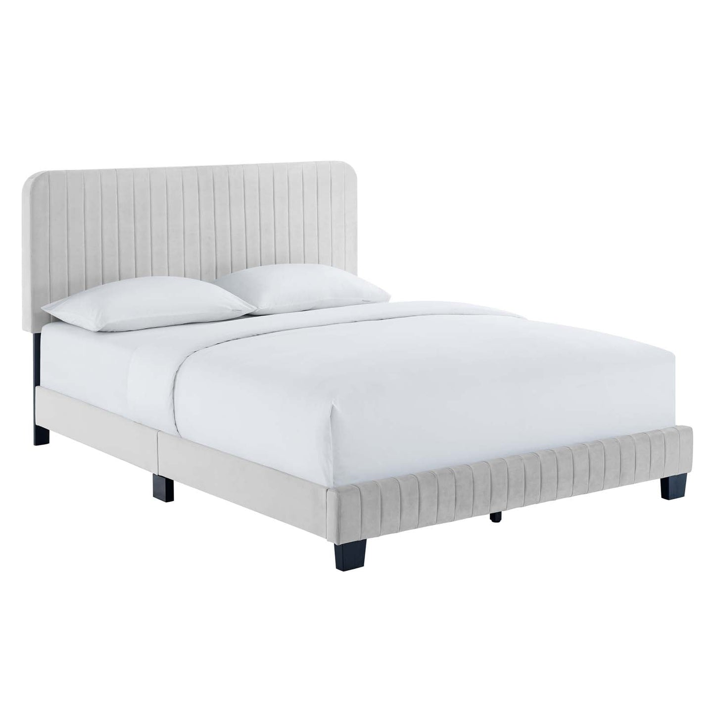 Celine Channel Tufted Performance Velvet Full Platform Bed by Modway