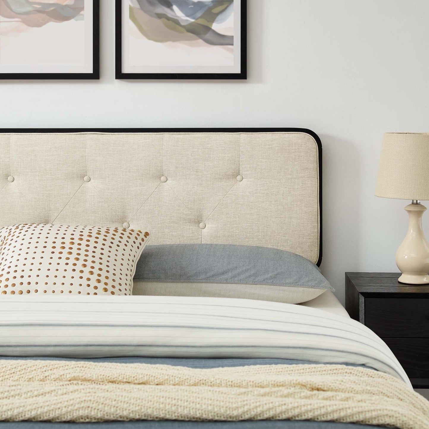 Bridgette Queen Wood Platform Bed With Splayed Legs by Modway