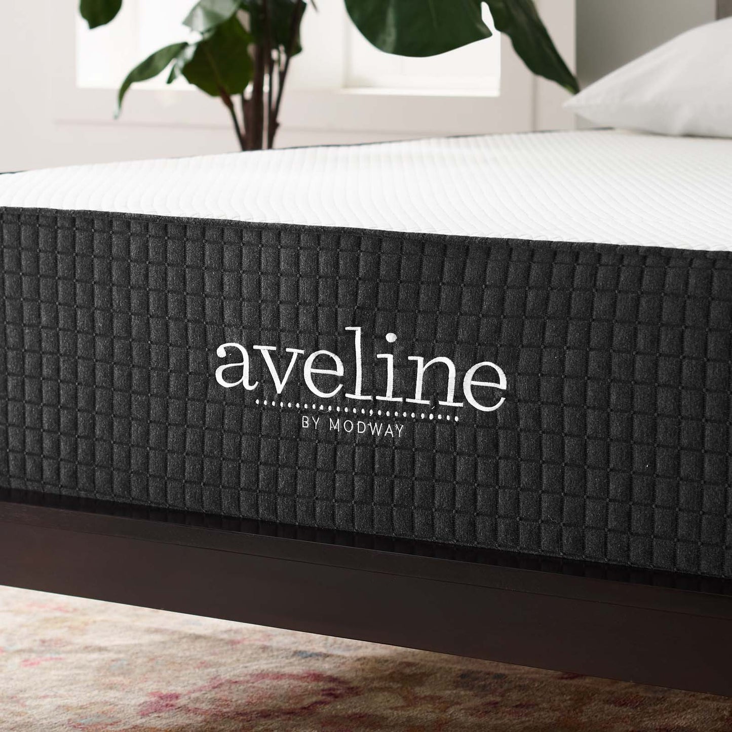 Aveline 12" Memory Foam Full Mattress White by Modway