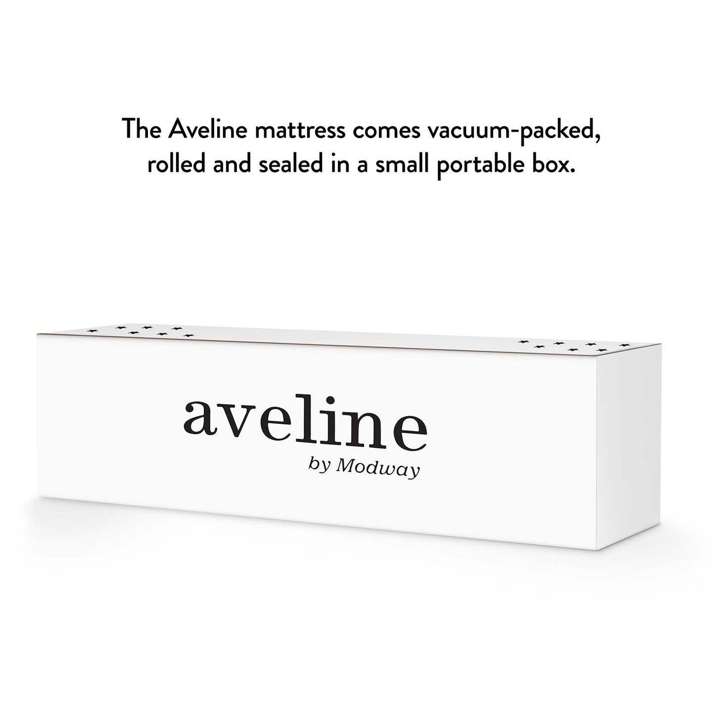 Aveline 12" Memory Foam Full Mattress White by Modway