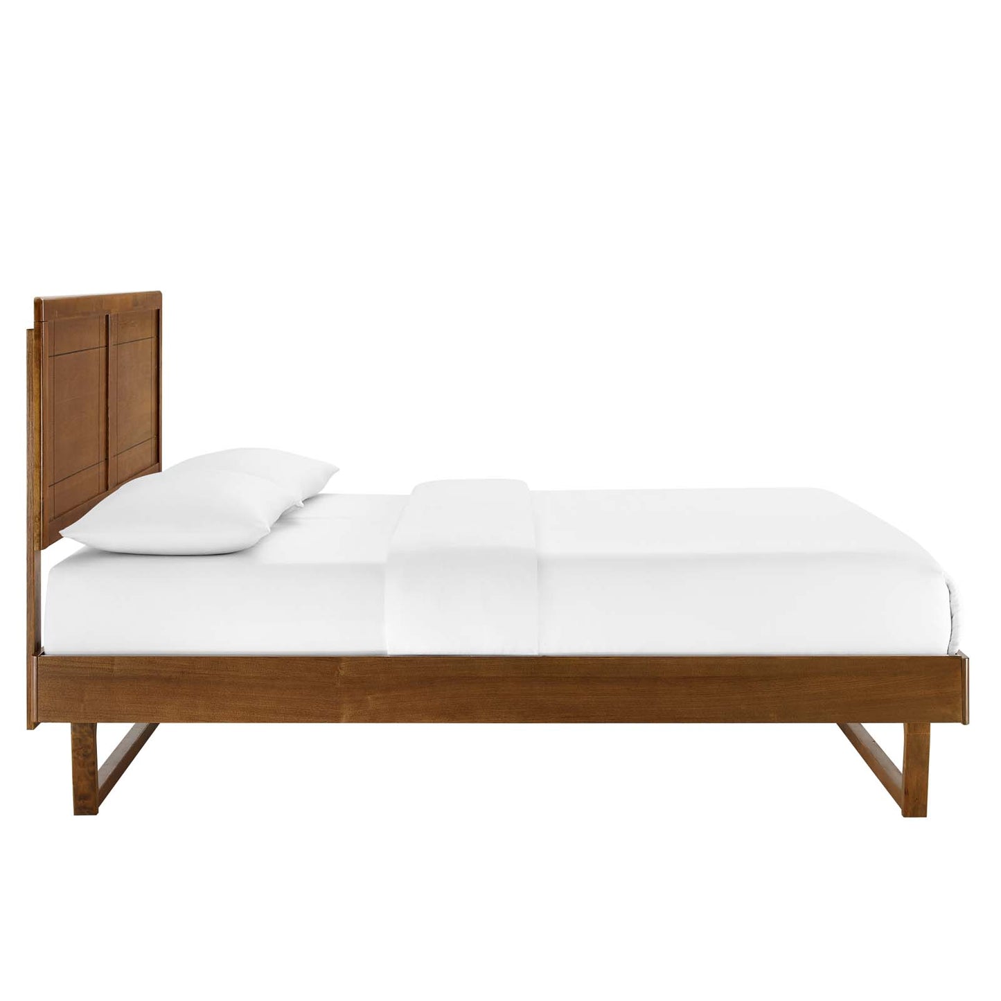 Marlee King Wood Platform Bed With Angular Frame by Modway