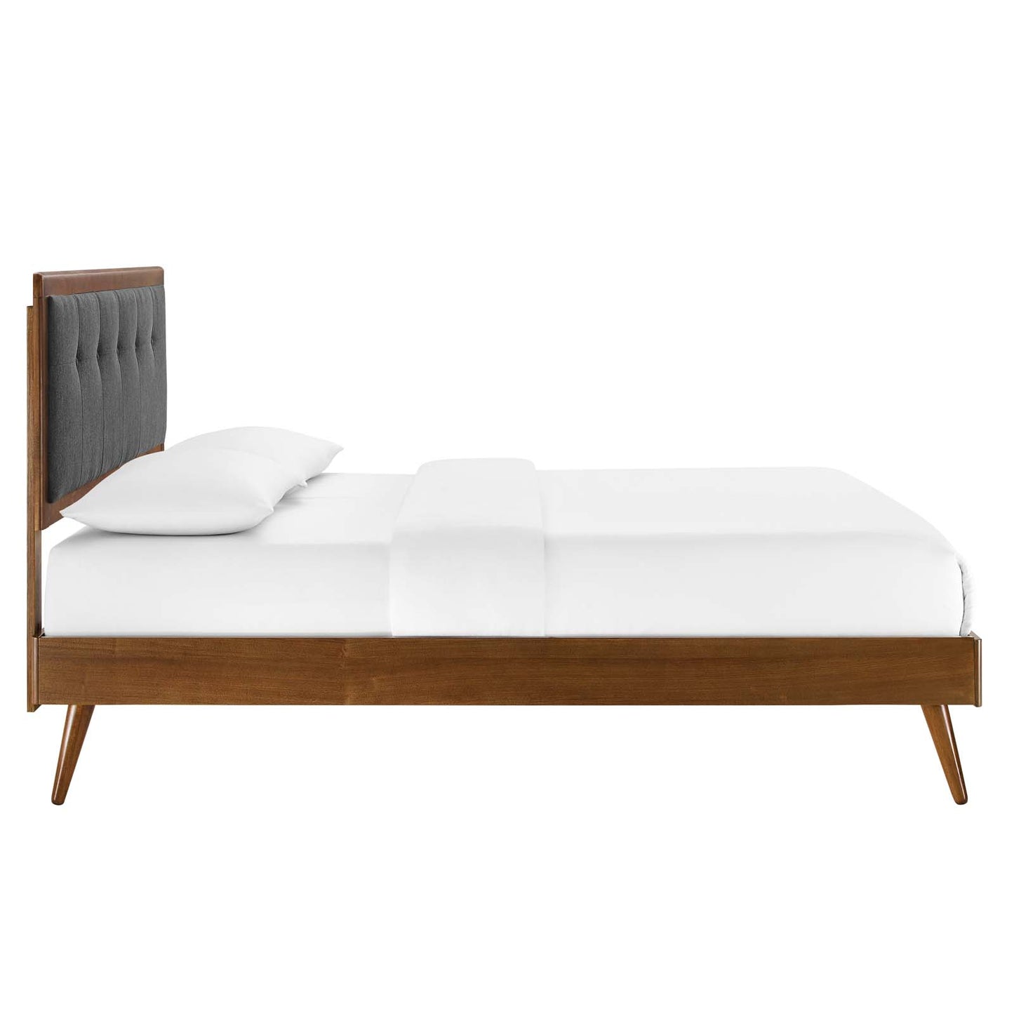 Willow Full Wood Platform Bed With Splayed Legs by Modway