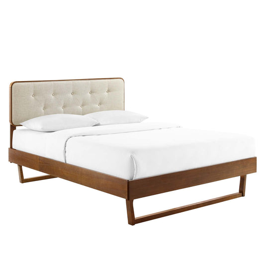 Bridgette Full Wood Platform Bed With Angular Frame by Modway