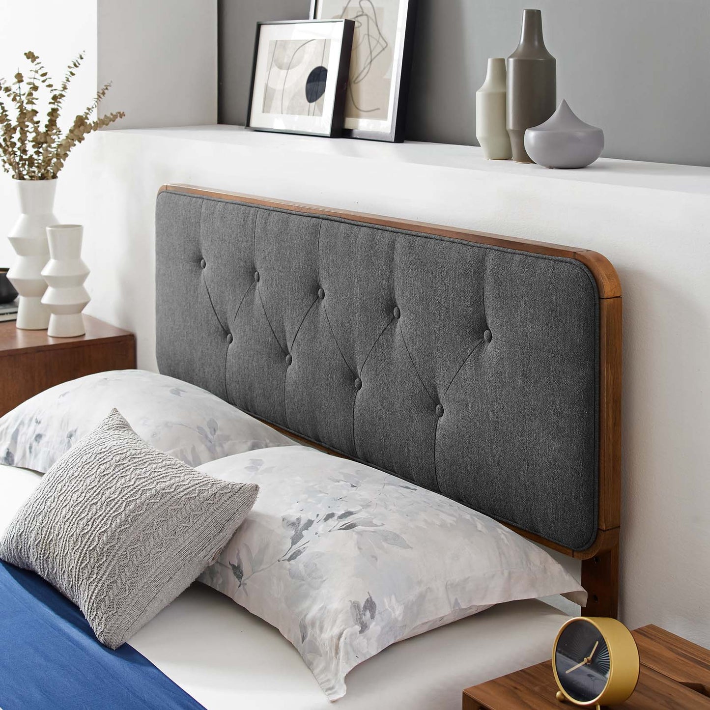 Bridgette Full Wood Platform Bed With Angular Frame by Modway