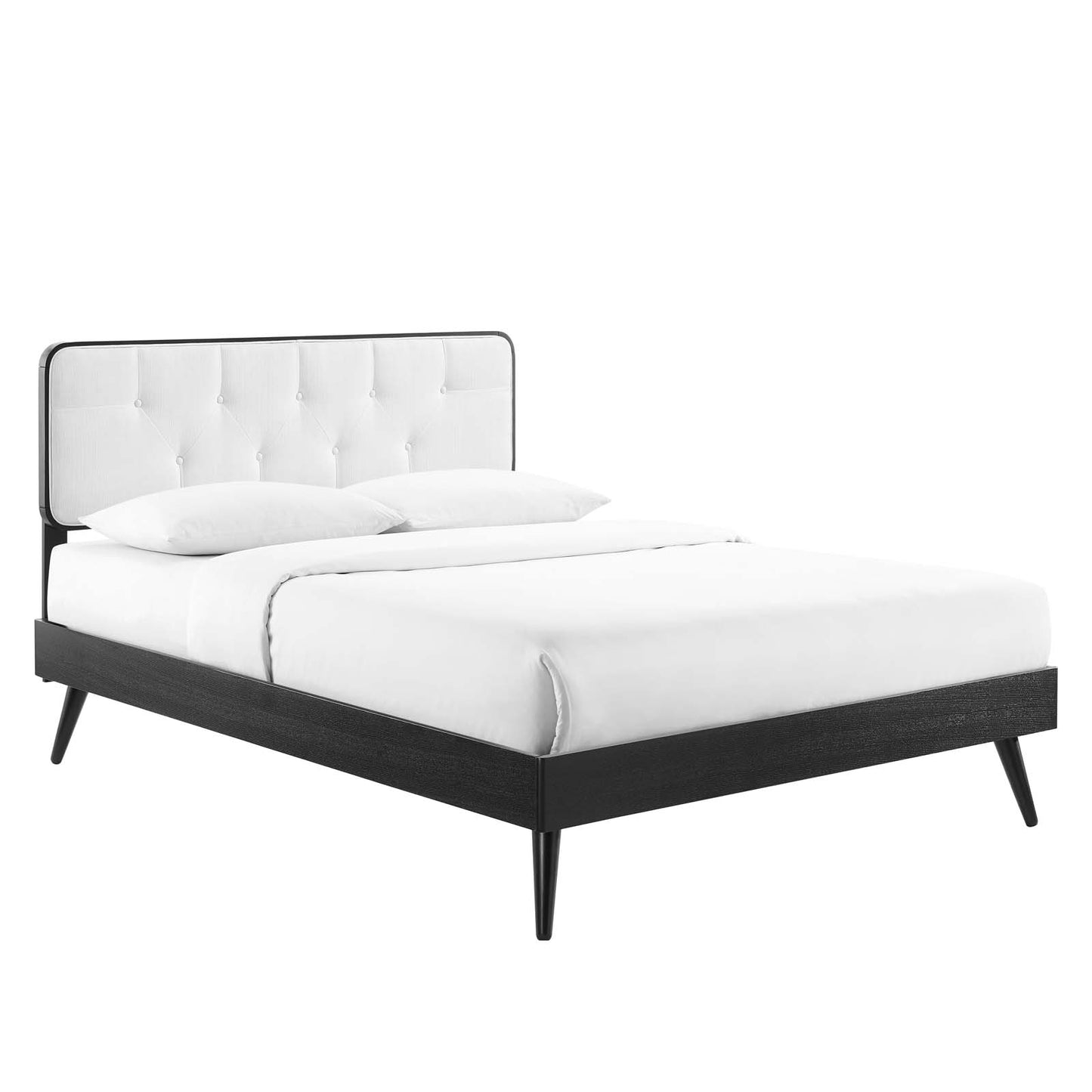 Bridgette Full Wood Platform Bed With Splayed Legs by Modway
