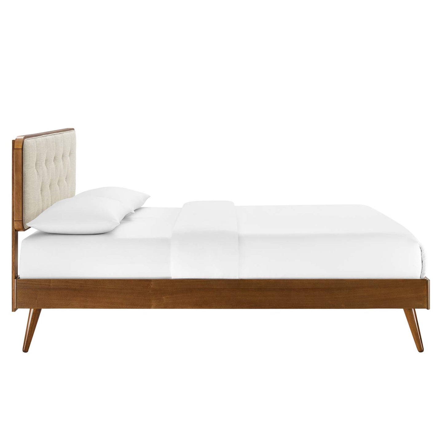 Bridgette Full Wood Platform Bed With Splayed Legs by Modway