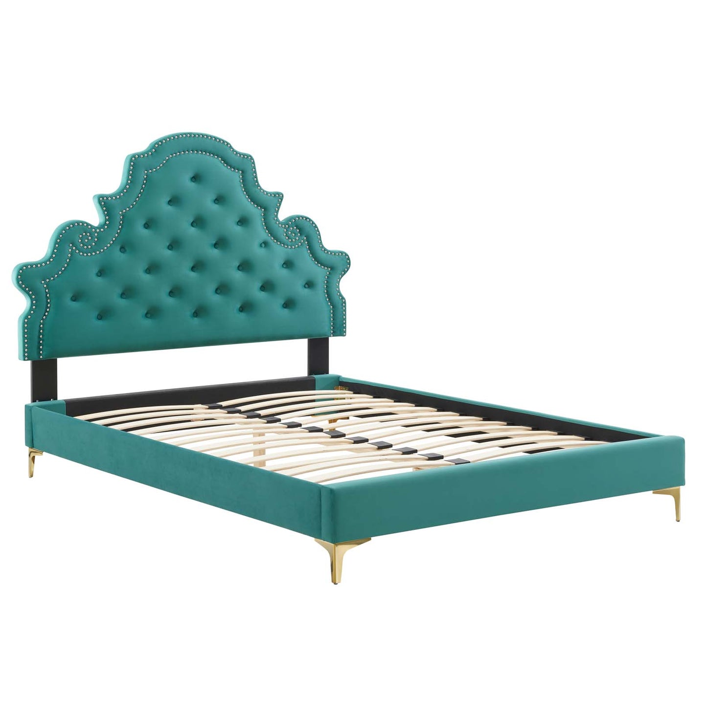 Gwyneth Tufted Performance Velvet Twin Platform Bed by Modway