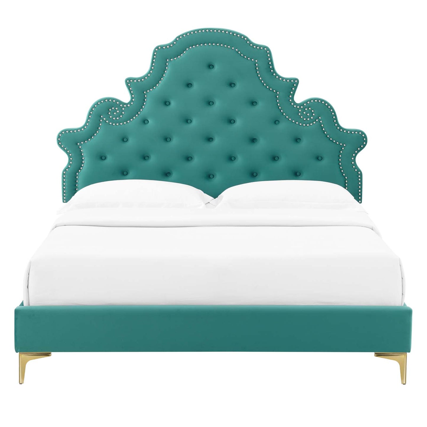 Gwyneth Tufted Performance Velvet Twin Platform Bed by Modway