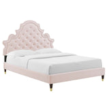 Gwyneth Tufted Performance Velvet King Platform Bed by Modway
