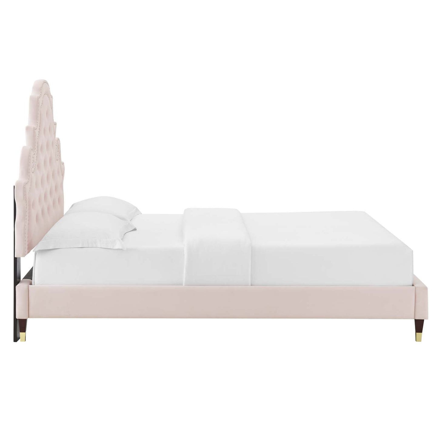 Gwyneth Tufted Performance Velvet King Platform Bed by Modway