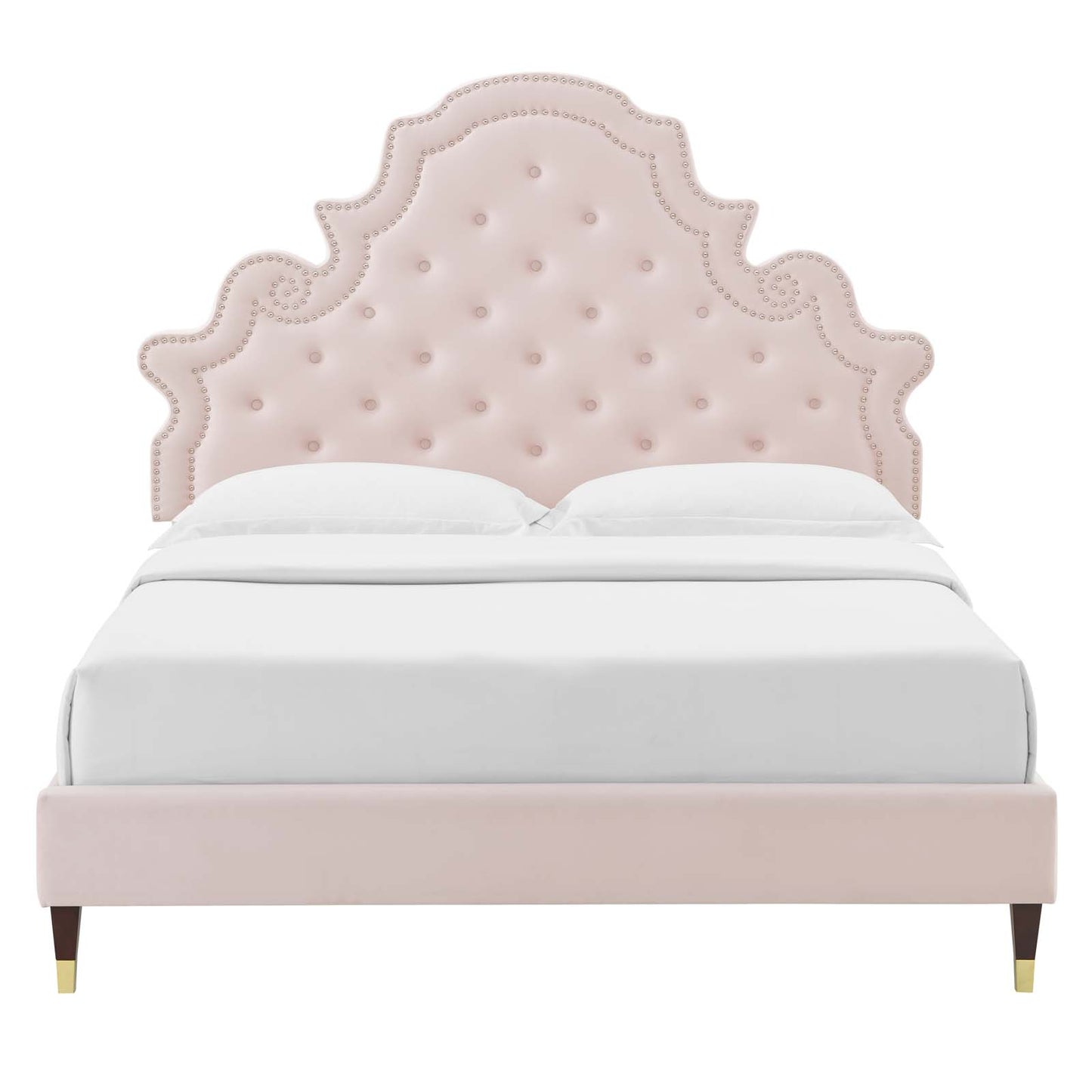 Gwyneth Tufted Performance Velvet King Platform Bed by Modway