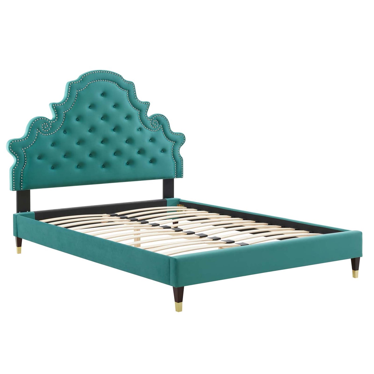 Gwyneth Tufted Performance Velvet King Platform Bed by Modway