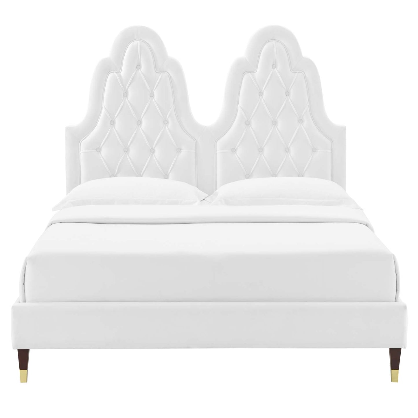 Alexandria Tufted Performance Velvet Twin Platform Bed by Modway