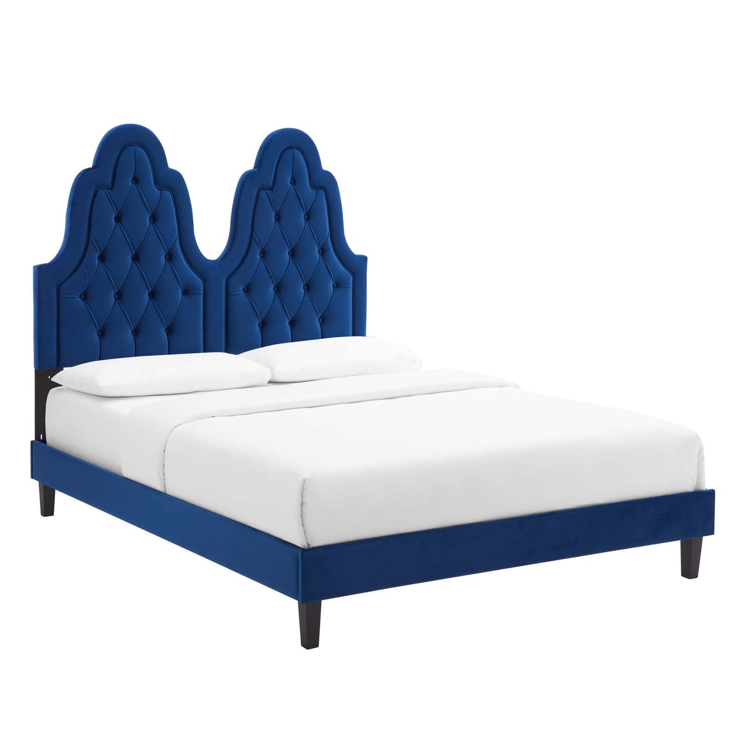 Alexandria Tufted Performance Velvet Full Platform Bed by Modway