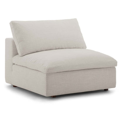 Commix Down Filled Overstuffed Armless Chair | Polyester by Modway