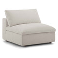 Commix Down Filled Overstuffed Armless Chair | Polyester by Modway
