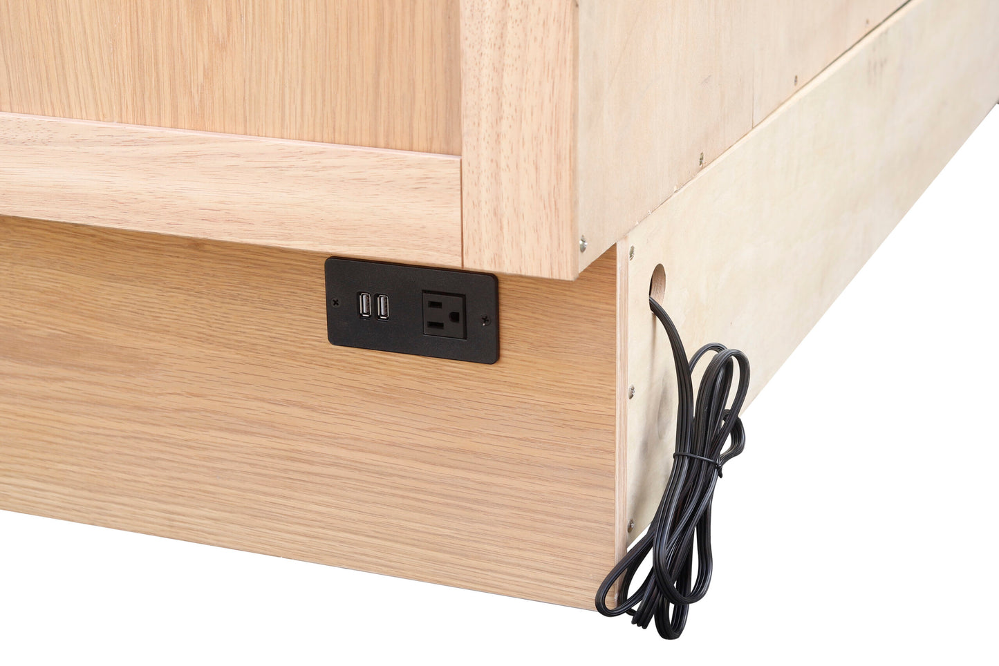 Arason Creden-ZzZ Bridger Queen Murphy Cabinet Bed In A Box
