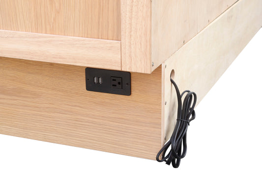 Arason Creden-ZzZ Bridger Queen Murphy Cabinet Bed In A Box