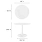 Lippa 40" Round Dining Table By Modway