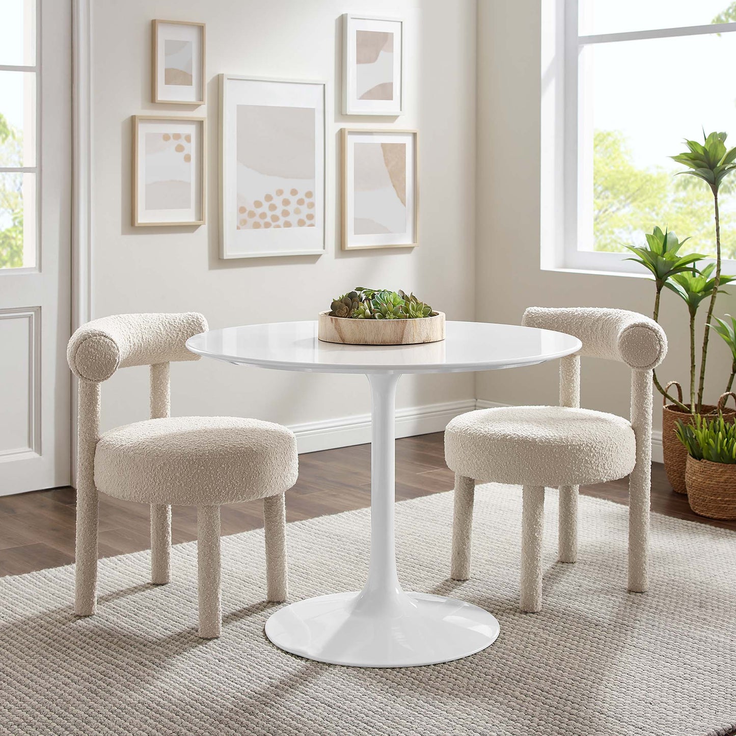 Lippa 40" Round Dining Table By Modway
